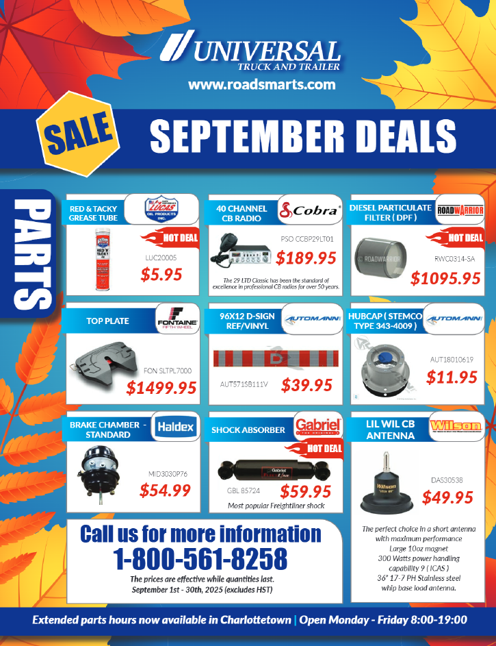 September Roadsmarts