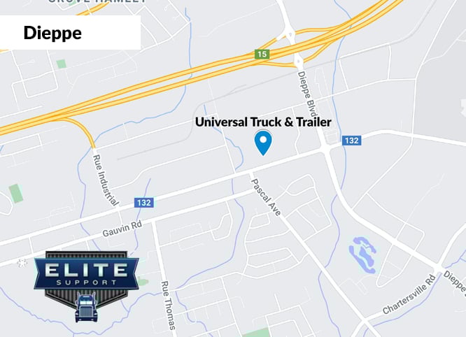Map - Dieppe